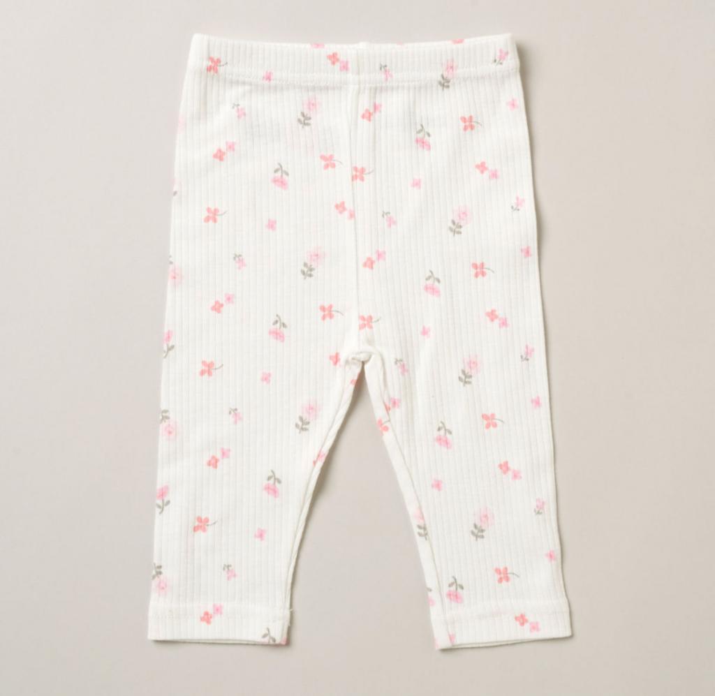 “Floral” Ribbed Ten Piece Set by Lily & Jack (0-3 Months) - Image 6