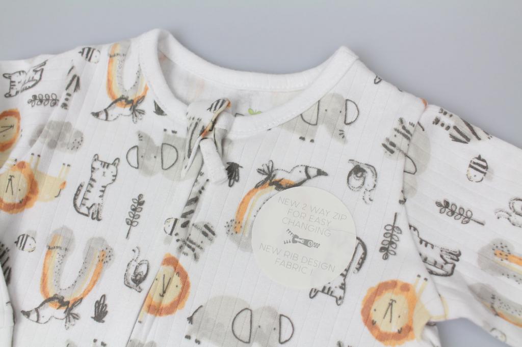 “Rainbow Safari” Five-Piece Layette Set by Ella & Ren (0-9 Months) - Image 6