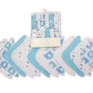 Sky 12 Piece Wash Cloth Set by Snuggle Baby CLEARANCE‼️