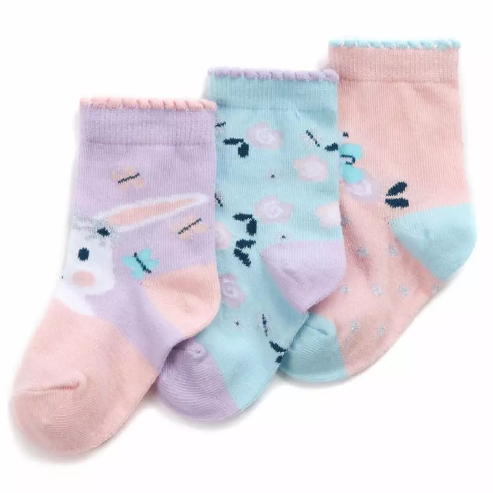 Triple Pack "Bunny and Farm" Socks (0-5) - Image 3