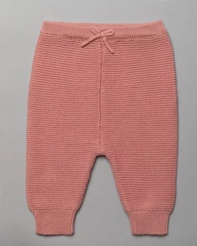 Coral Heart Knitted 2-Piece Layette Set by Bonjour Bébé (3–9 Months) CLEARANCE‼️ - Image 3