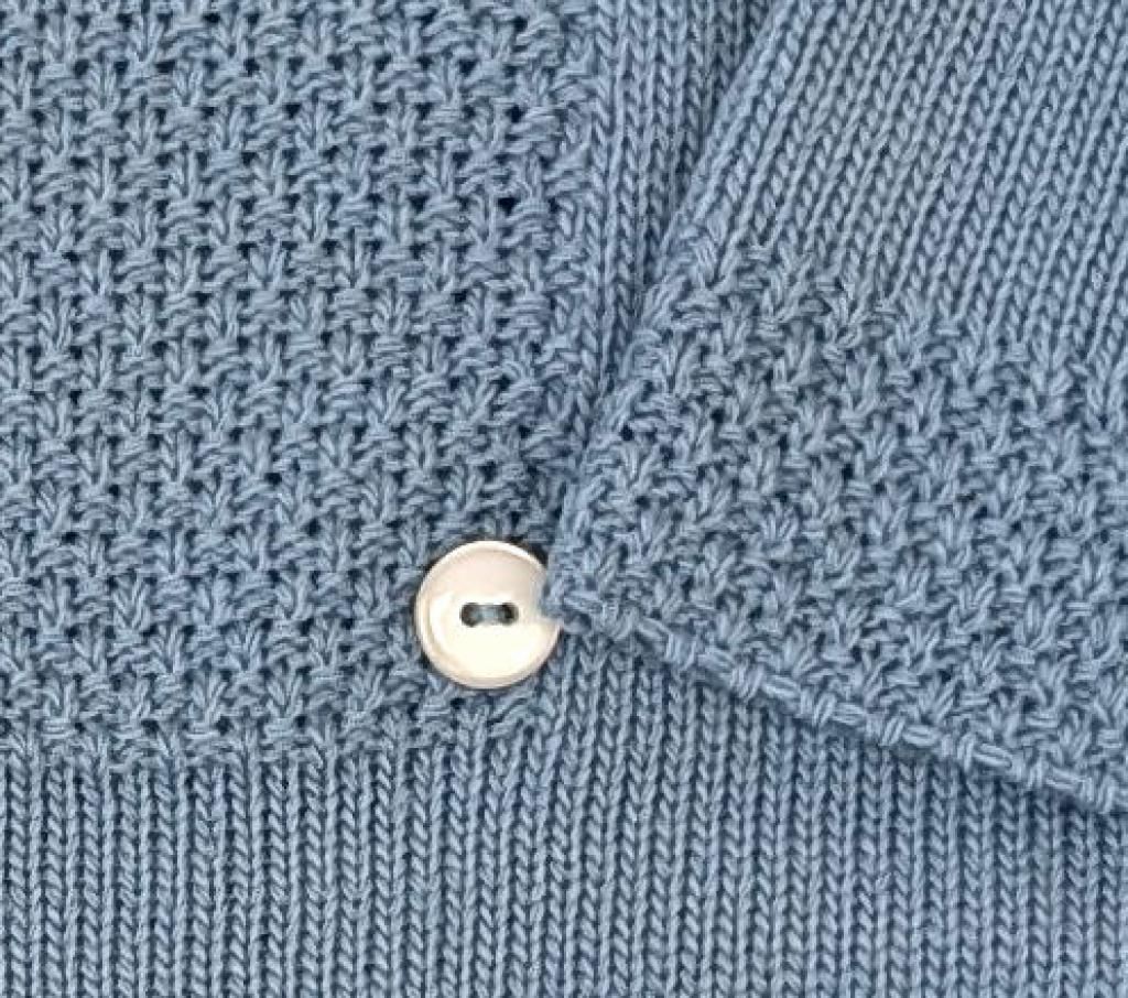 Dusky Blue Panel Sleeper by BeeBo (0–9 Months) - Image 3