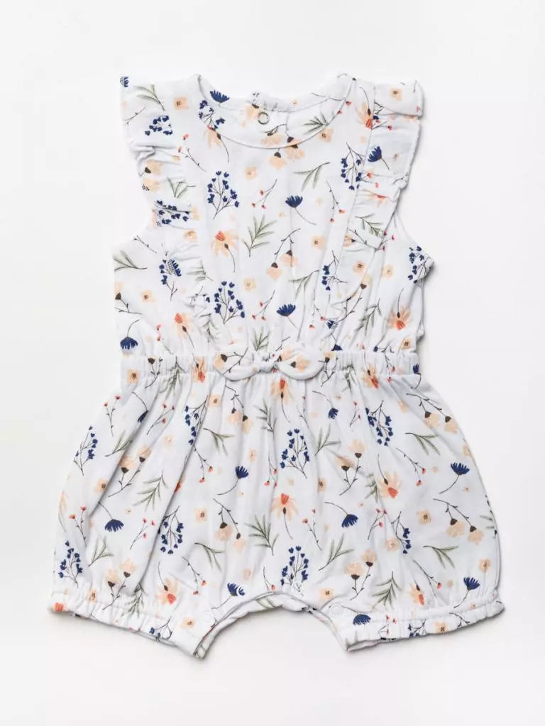 Floral Frill Playsuit by Lily & Jack (3–6 Months) LAST ONE ‼️ - Image 2