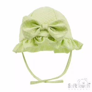Lined Checked Summer Hat by Soft Touch (0-12 Months)