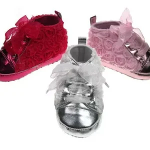 Organza Gripper Sole Trainers by Soft Touch (3-6 Months)