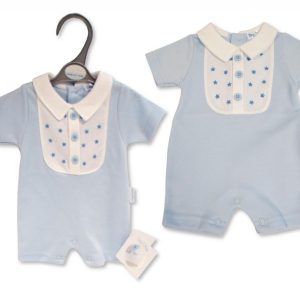 "Stars" Romper by Tiny Chick – (5–8 lbs)