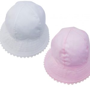 Scallop Edge Hat (0-6 Months)