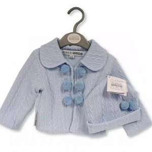 Sky Pram Jacket and Hat by Nursery Time (3–9 Months)