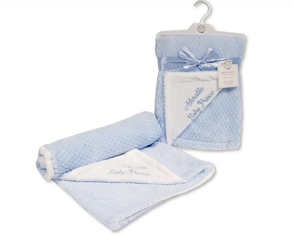 “Prince” Layered Waffle Wrap by Snuggle Baby