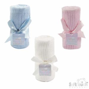 Cellular Shawl 100% Cotton by Soft Touch