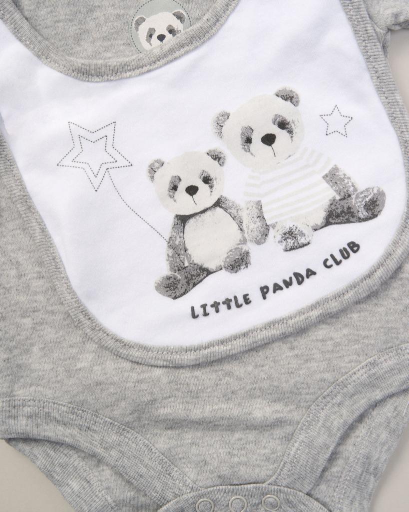 "Little Panda Club" 5 Piece Layette Set (Newborn - 6 Months) - Image 2