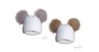 Furry Pom Pom Hat by Soft Touch  (Newborn–12 Months)