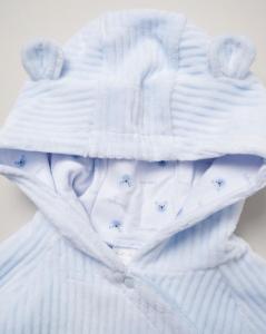 Ribbed Velour Nursery Set by Rock-a-Bye Baby Boutique (3–9 Months) - Sky - Image 4