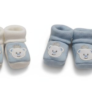 “Prince Teddy” Booties by Nursery Time (0-3 Months)