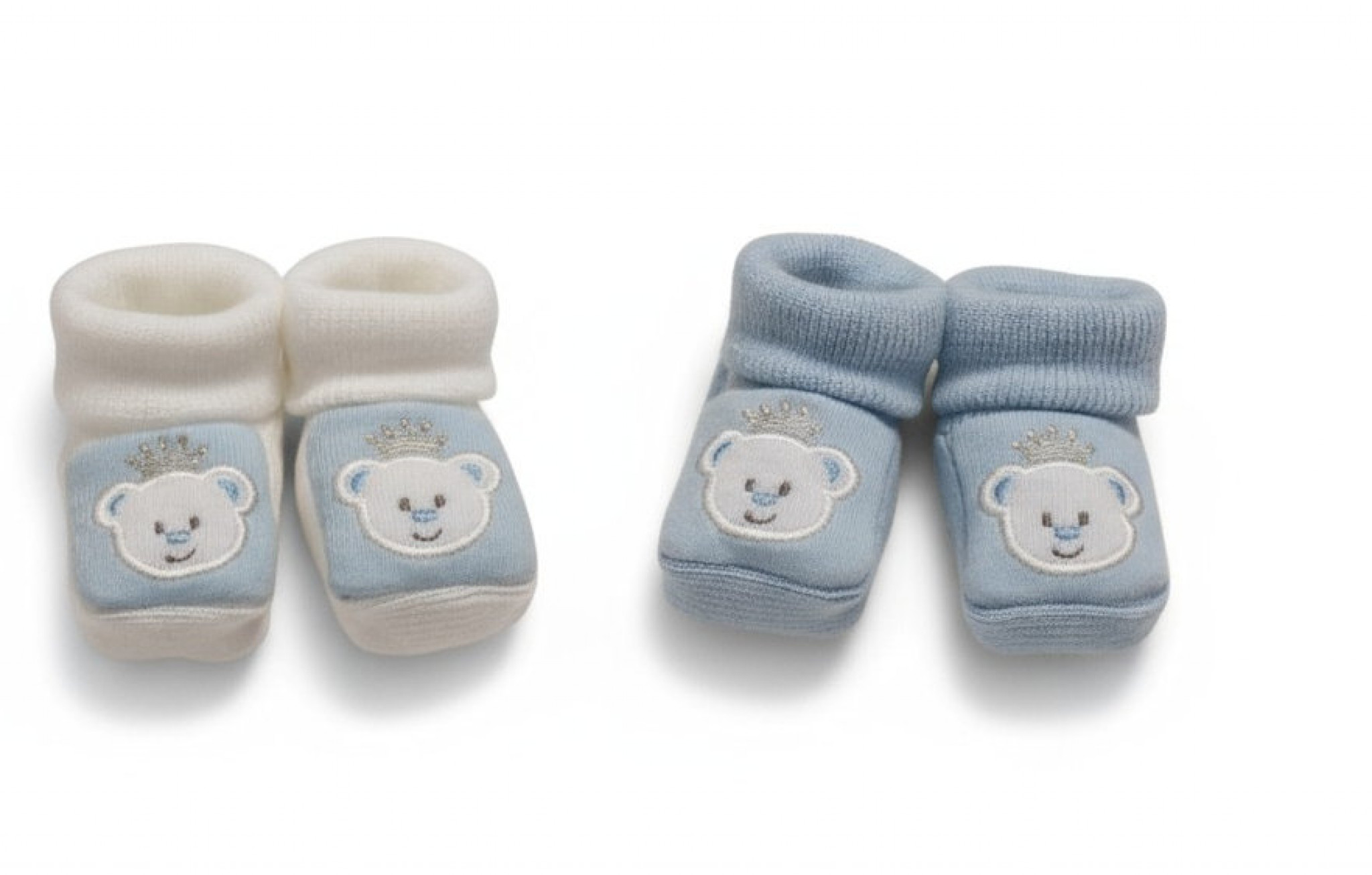 “Prince Teddy” Booties by Nursery Time (0-3 Months)