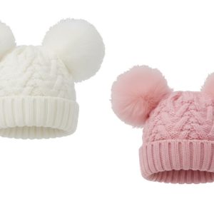 Zigzag Pom Pom Hat by Pesci Baby (0–6 Months)
