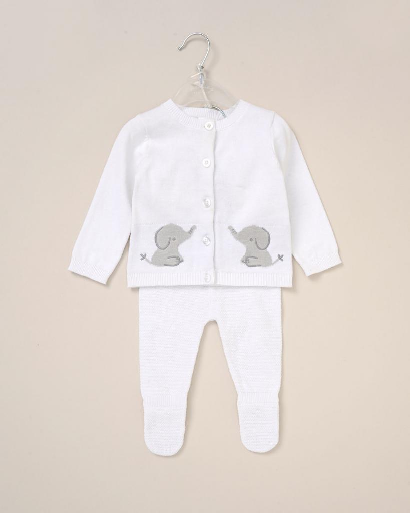 Elephant True Knit Cotton Set by Rock-a-Bye Boutique (0–12 Months) - Image 3