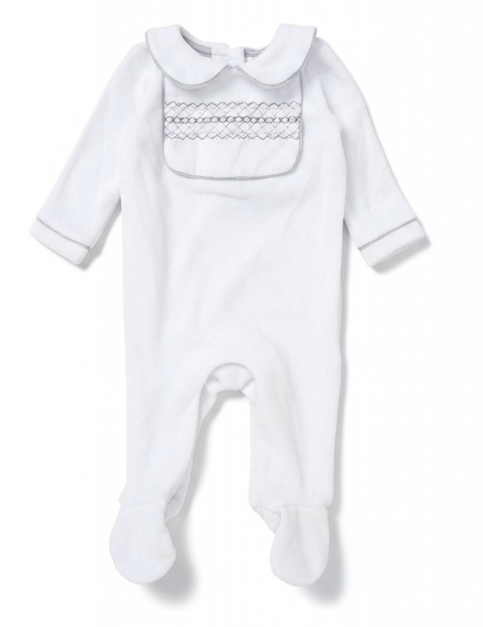 “Bibbed Velour” All-in-One by Rock-A-Bye Baby (0–9 Months) - Image 2