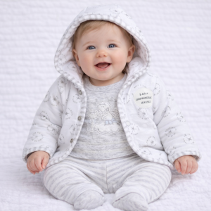 Reversible Padded “Wish Upon A Star” Set by Just Too Cute (0–3 Months)