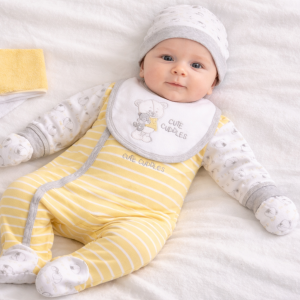 Cute Cuddles 7 Piece Baby Layette Set (0–6 Months) – Just Too Cute