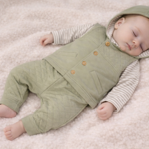 Quilted Gilet Three Piece Set (Newborn) LAST ONE REDUCED‼️