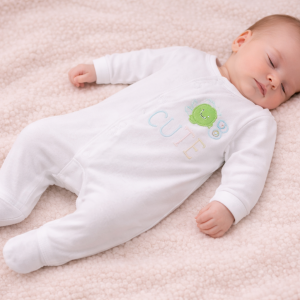 “100% Cute” All-In-One by Watch Me Grow (Newborn–3 Months)