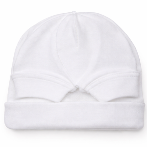 Pointelle Knit Hat & Mittens Set by Bi Baby (Newborn–3 Months)