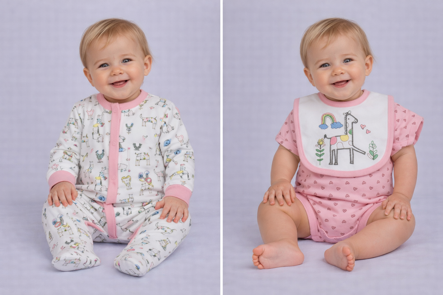 Rainbow 5-Piece Layette Set by Watch Me Grow (3–6 Months) LAST ONE REDUCED‼️