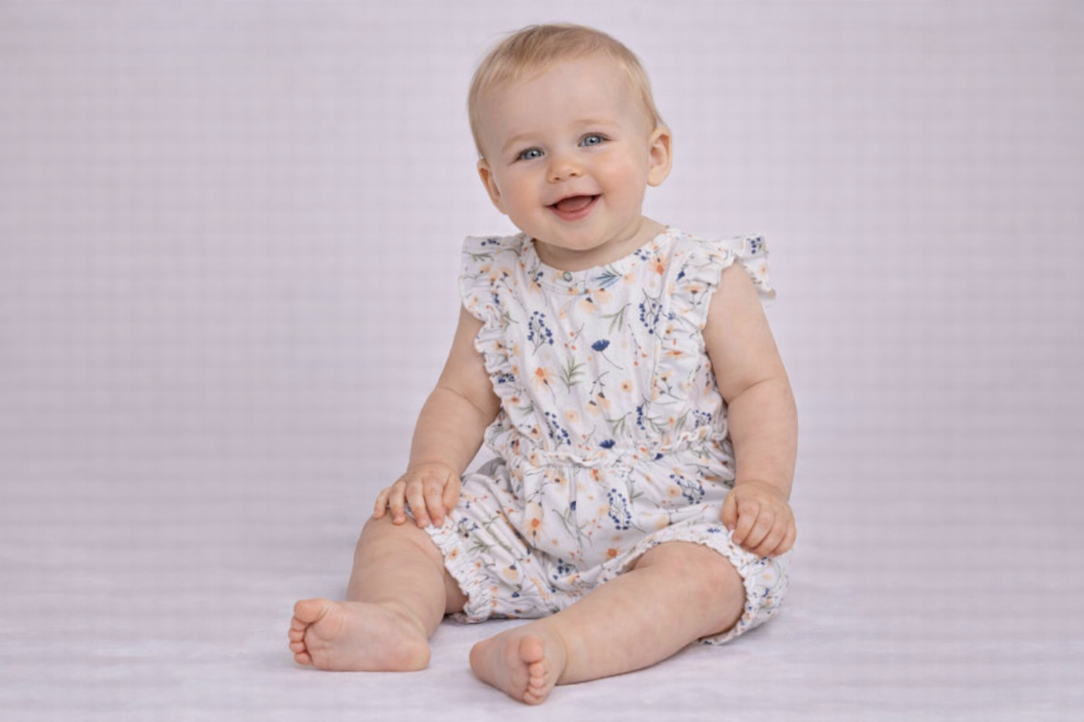 Floral Frill Playsuit by Lily & Jack (3–6 Months) LAST ONE ‼️