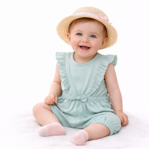 Sage Frill Playsuit by Lily & Jack (3–6 & 18–24 Months) CLEARANCE‼️