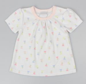 Pointelle Flower Dungaree Set – Pink by Pure & Soft (0–6 Months) - Image 4