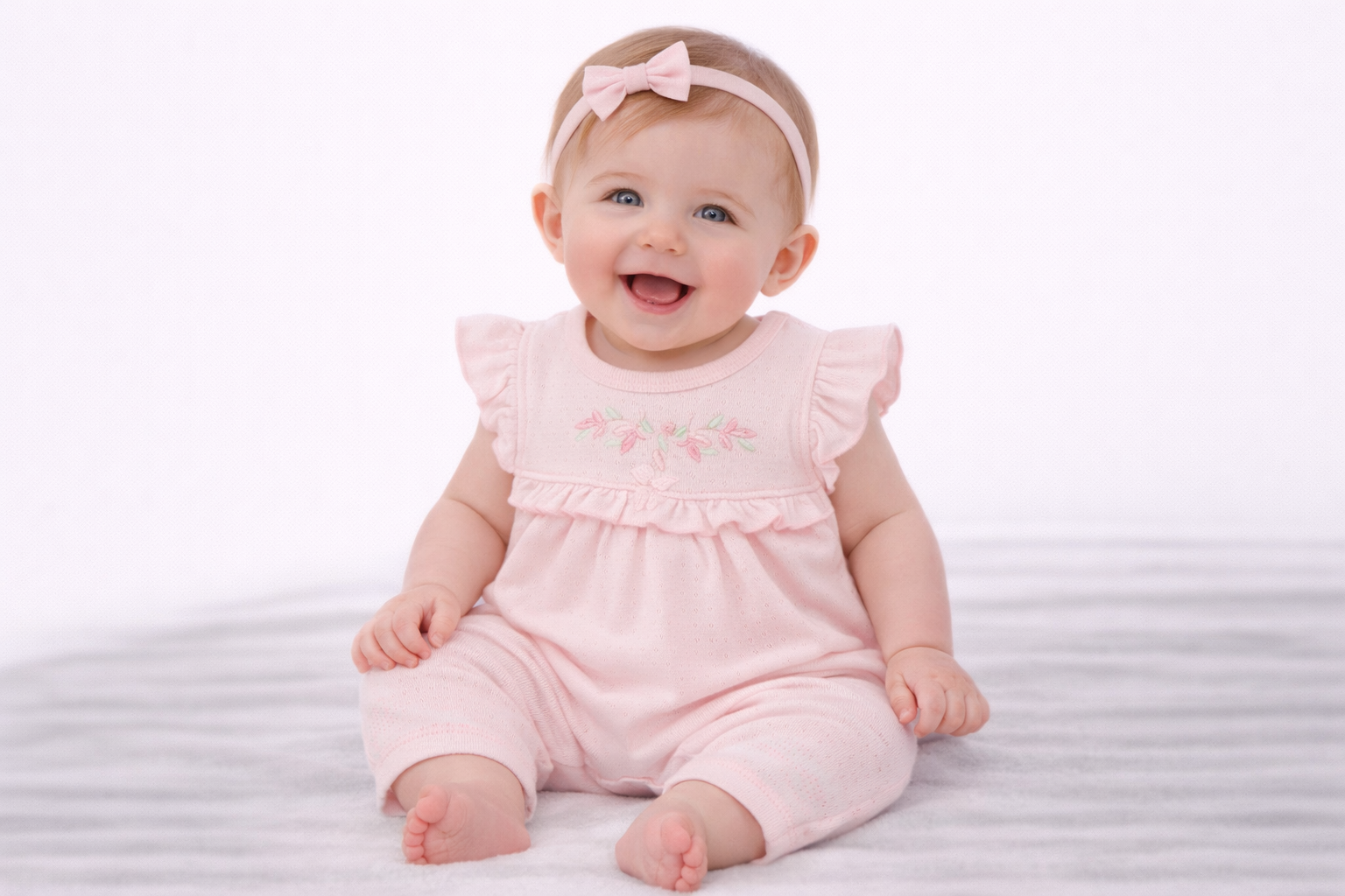 Dobby “Flowers” Romper by My Little Chick (Newborn–6 Months)