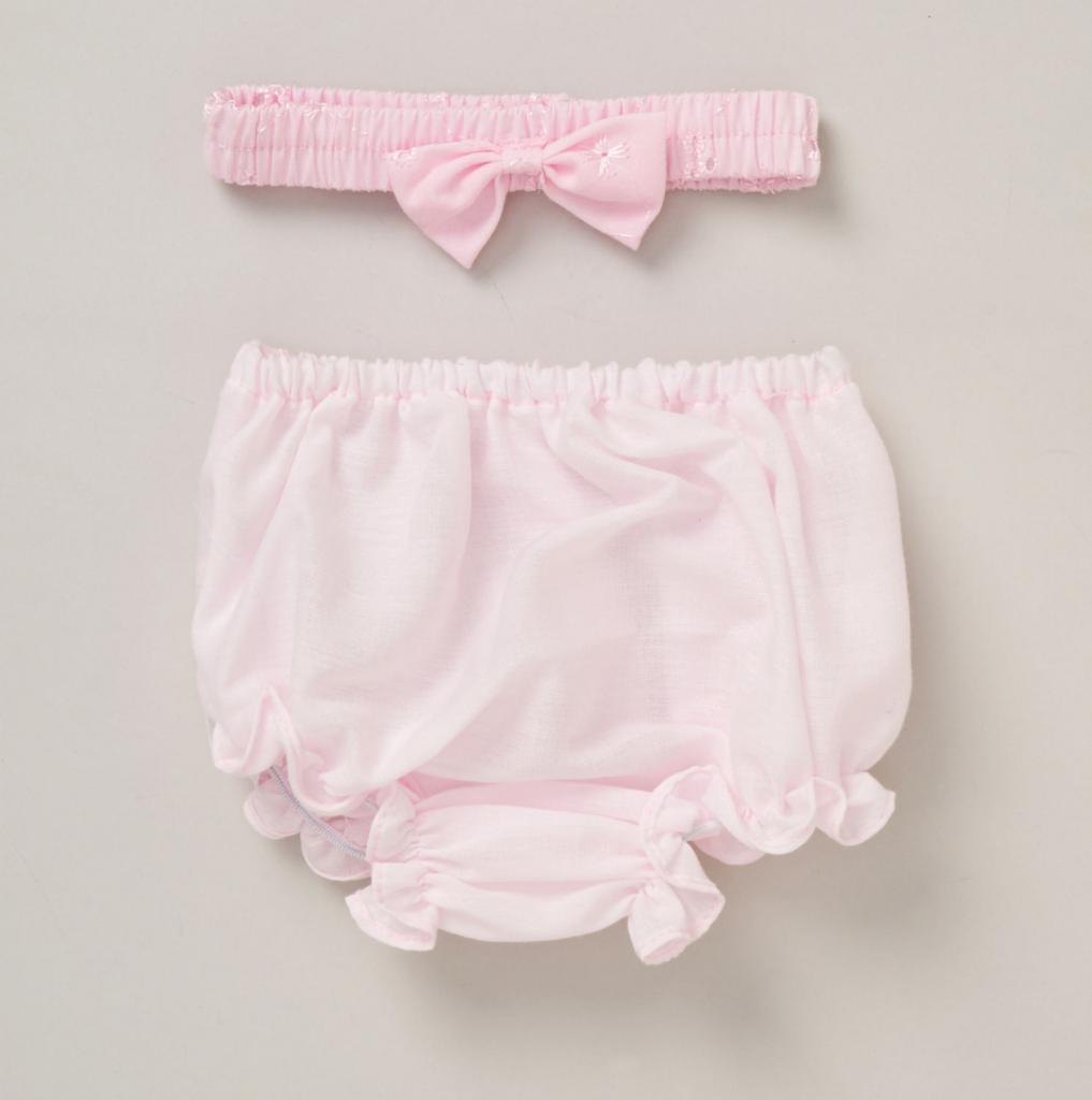 Broderie Anglaise Bow Dress Set by by Rock-a-Bye Boutique (0–9 Months) - Image 4