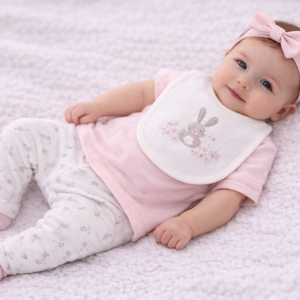 “Floral” Ribbed Ten Piece Set by Lily & Jack (0-3 Months)