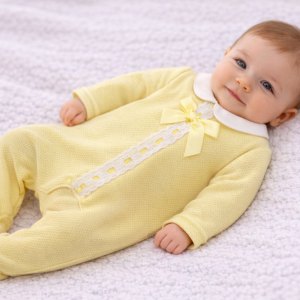 Bow and Lace All-In-One by My Little Chick (Newborn–6 Months)