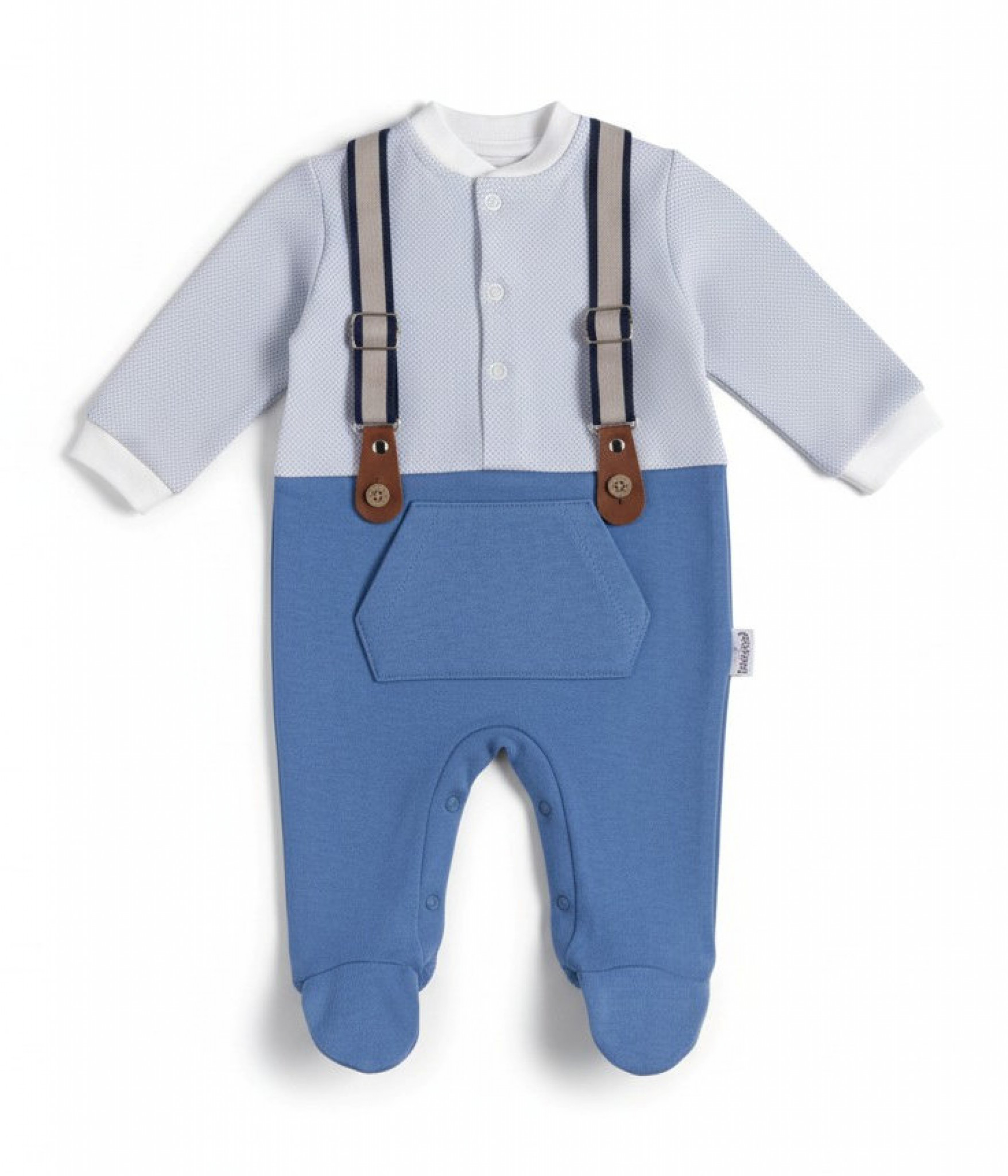 Blue Braces All-In-One by Bello Joy (0–9 Months) - Image 2