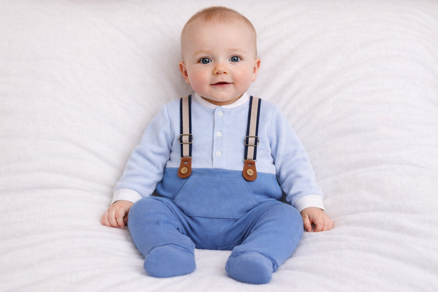 Blue Braces All-In-One by Bello Joy (0–9 Months)