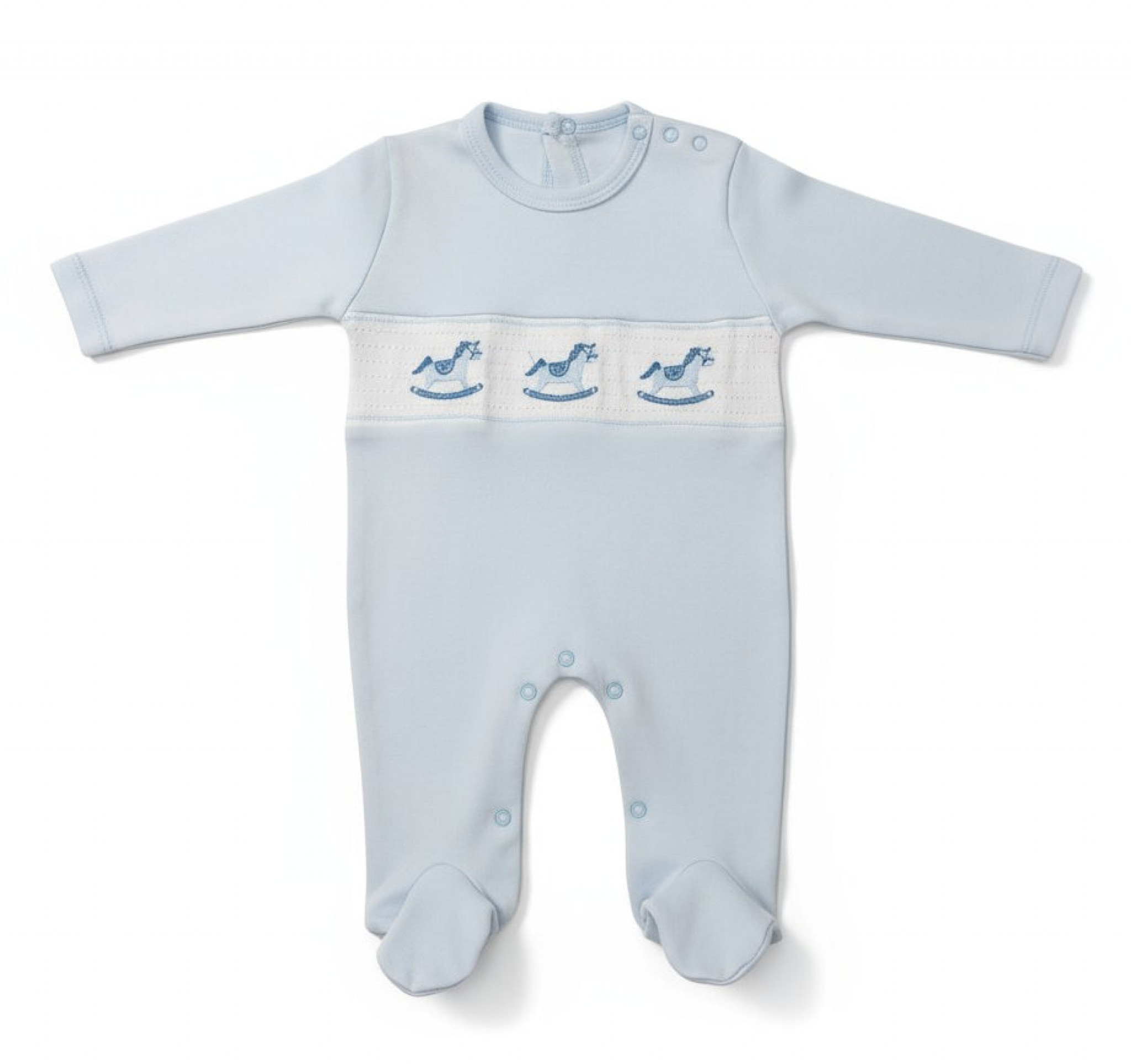 Sky Smocked Rocking Horse All-In-One by Little Dreams (0–9 Months) - Image 2