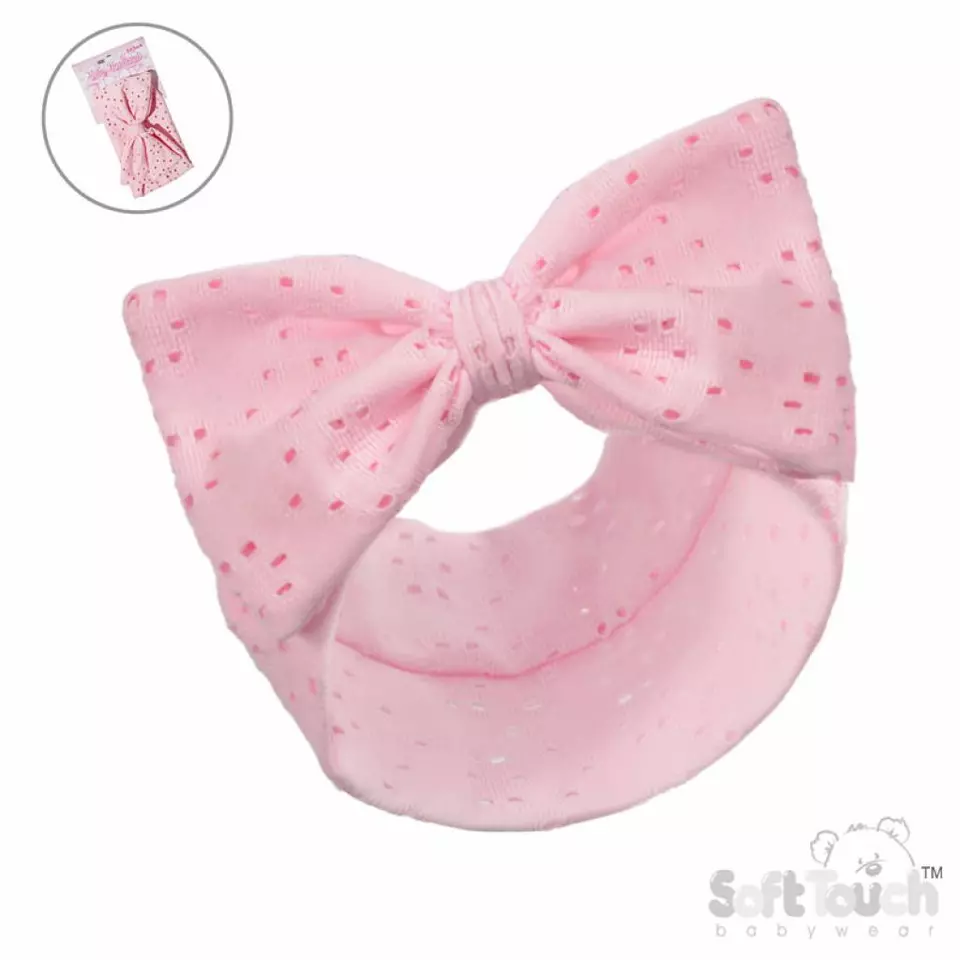 Broderie Anglaise Headband – by Soft Touch (Newborn–12 months) - Image 5