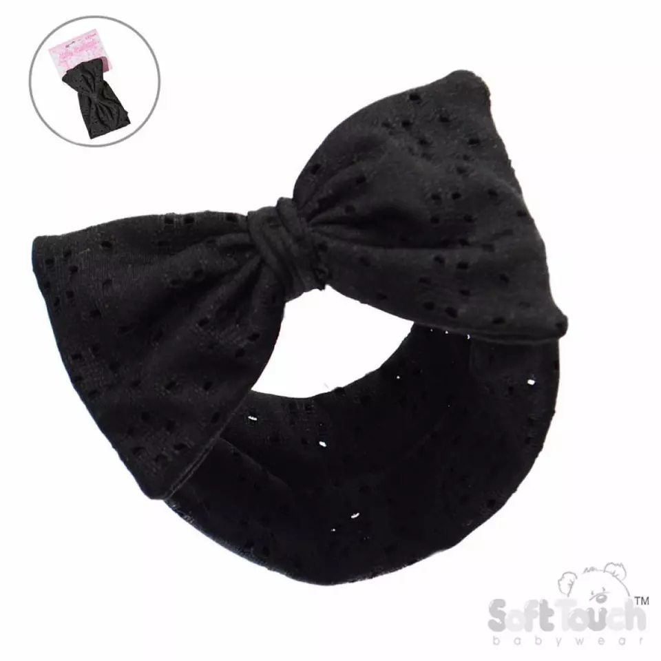 Broderie Anglaise Headband – by Soft Touch (Newborn–12 months) - Image 6