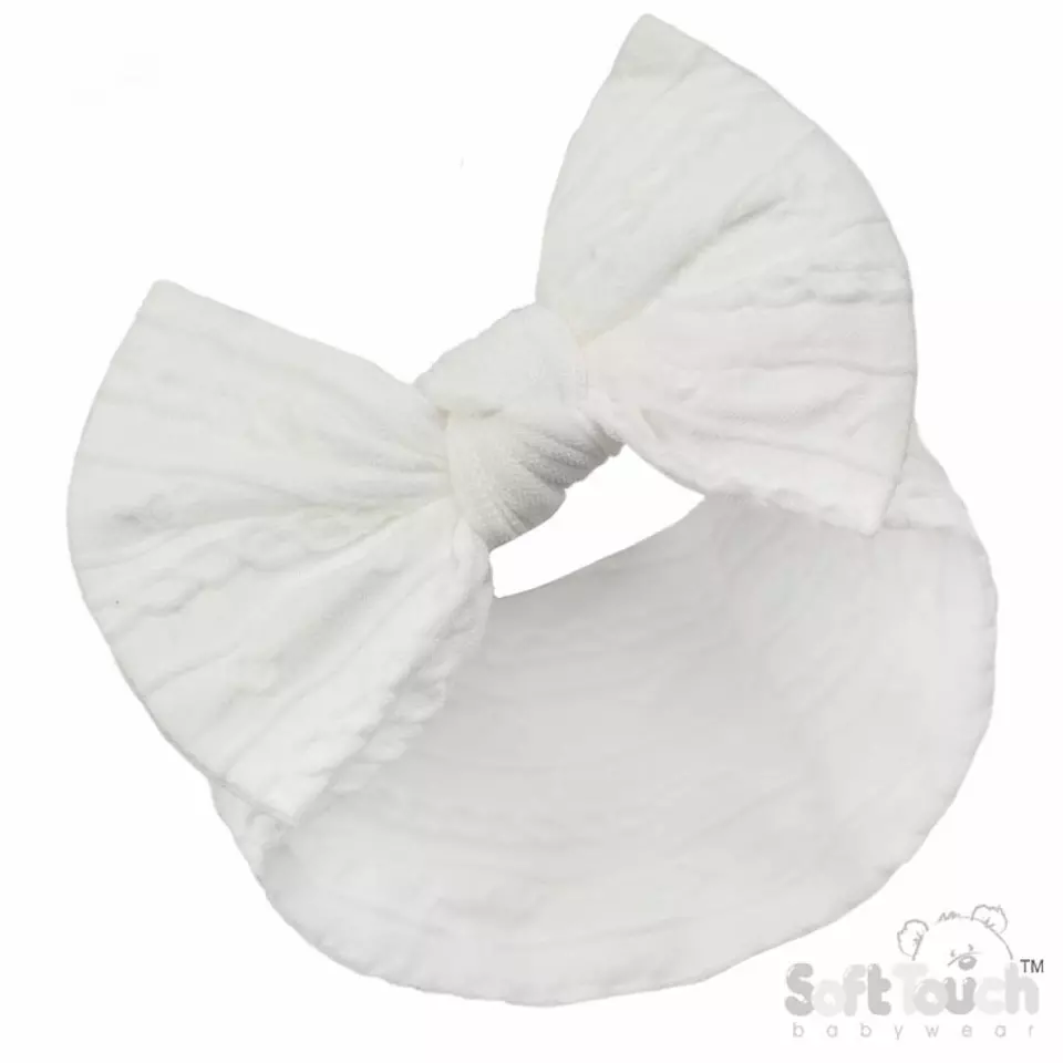 Cable Knit Headband – by Soft Touch (Newborn–12 Months) - Image 6