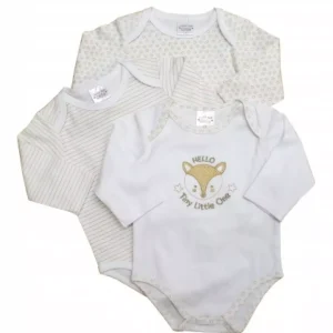 Fox 3-Pack Bodysuits – by Just Too Cute (0–12 Months)