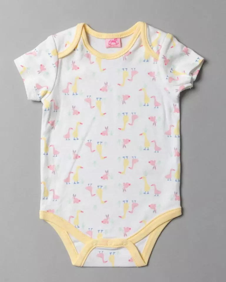 3-Pack Goose & Bunny Bodysuits – by Rock-a-Bye Baby Boutique (0–12 months) - Image 5