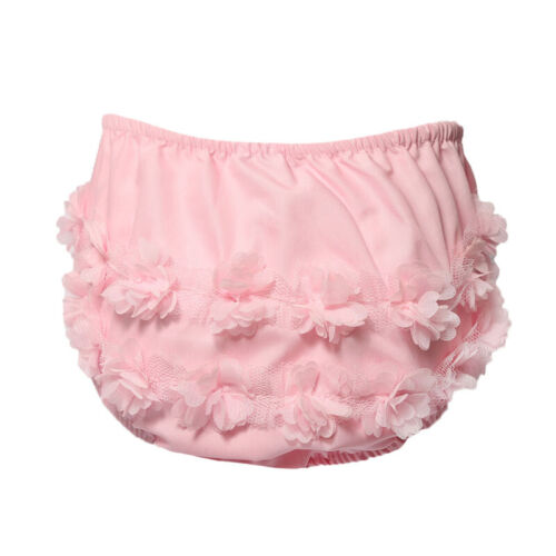 Pink Cotton Flower Pants – by Soft Touch (6–18 Months)