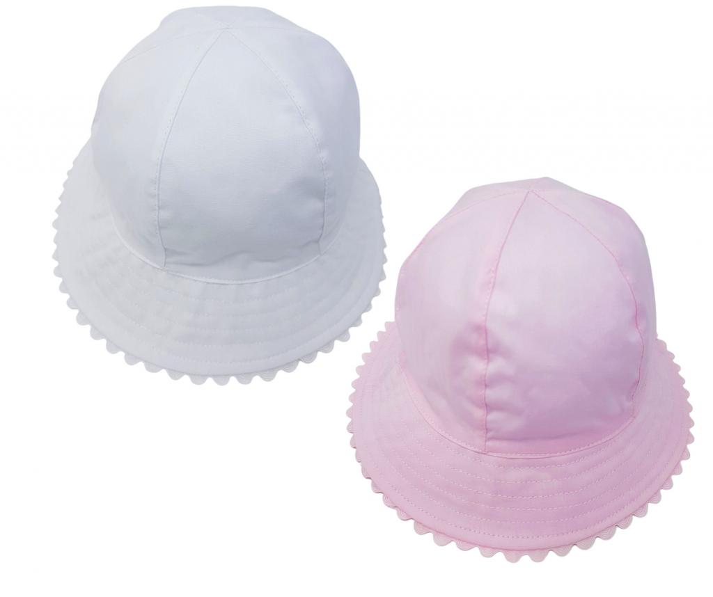Scallop Edge Hat – by Soft Touch (0–6 Months) - Image 2