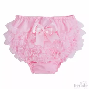 Pink Dotty Pants – by Soft Touch (6–18 Months)