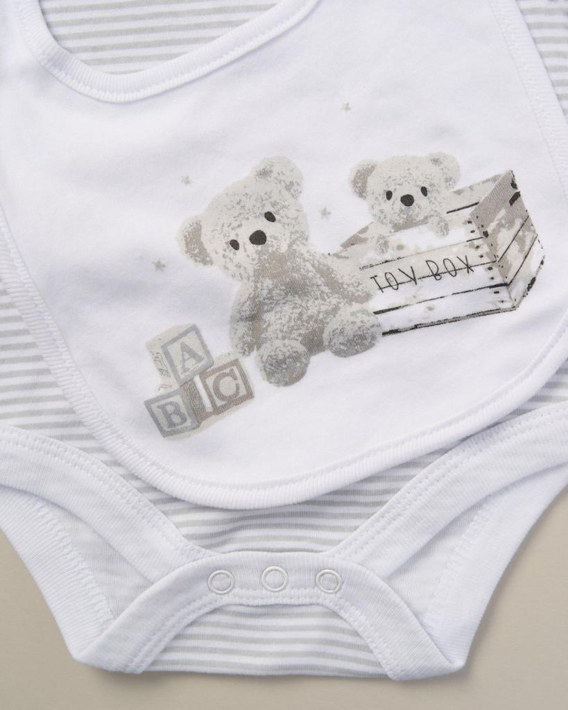 Toy Box 5-Piece Layette Set – by Rock-a-Bye Baby (0–6 Months) - Image 5