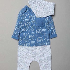 Organic Elephant 3-Piece Set – by Lily & Jack (0–18 Months)