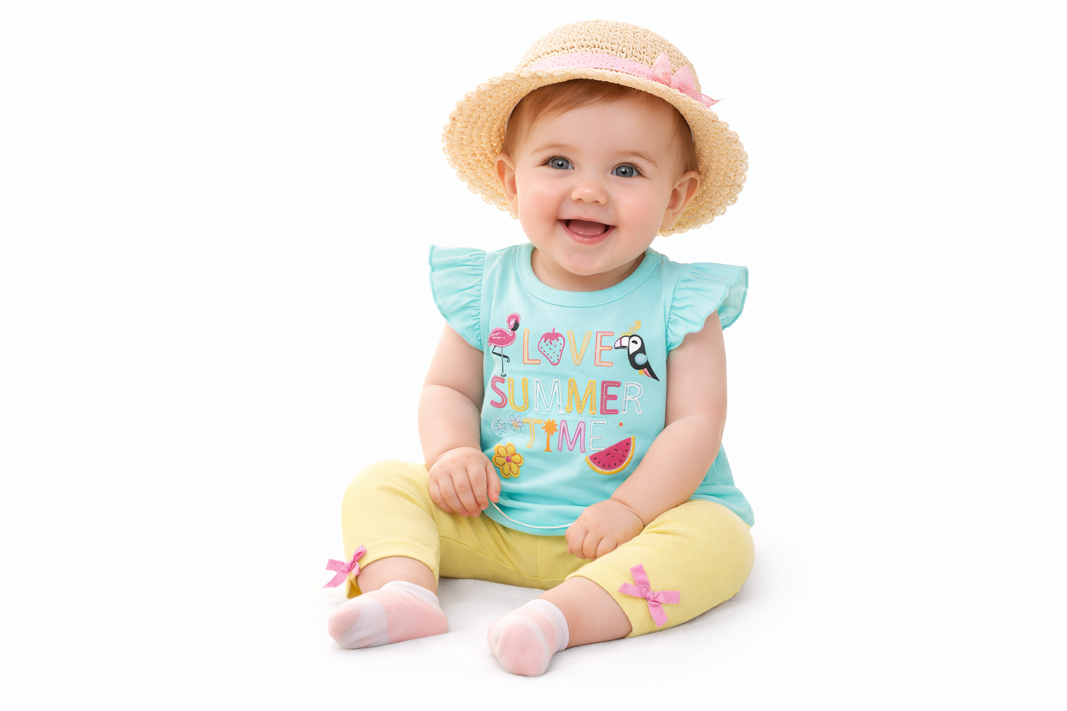 Love Summer 2-Piece Set – by Baby Town (3–6 Months)