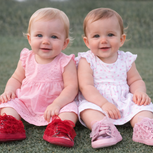 Organza Gripper Sole Trainers by Soft Touch (3-6 Months)